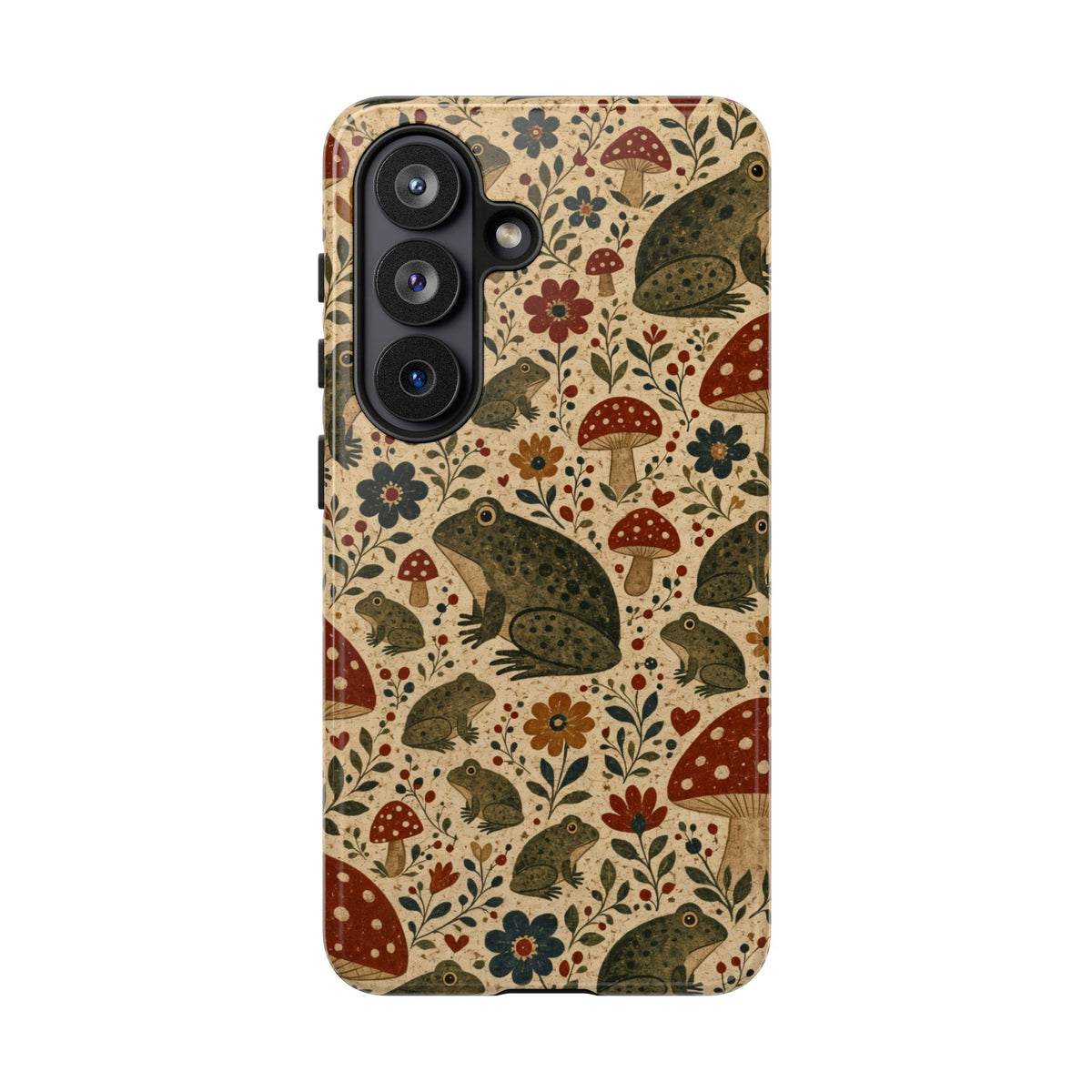 Folk Frog Toadstool Tough Case