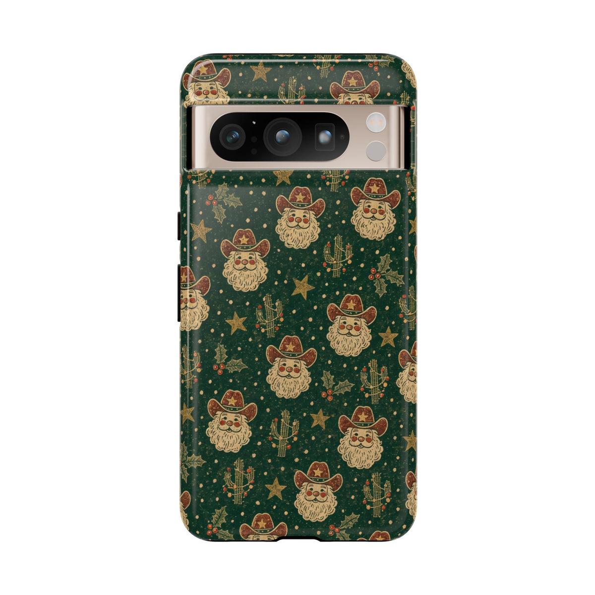 Santa Block Print Tough Case