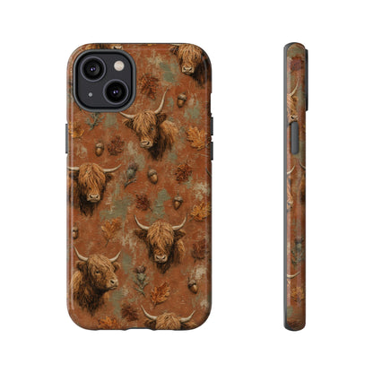 Autumn Highland Cow Tough Case