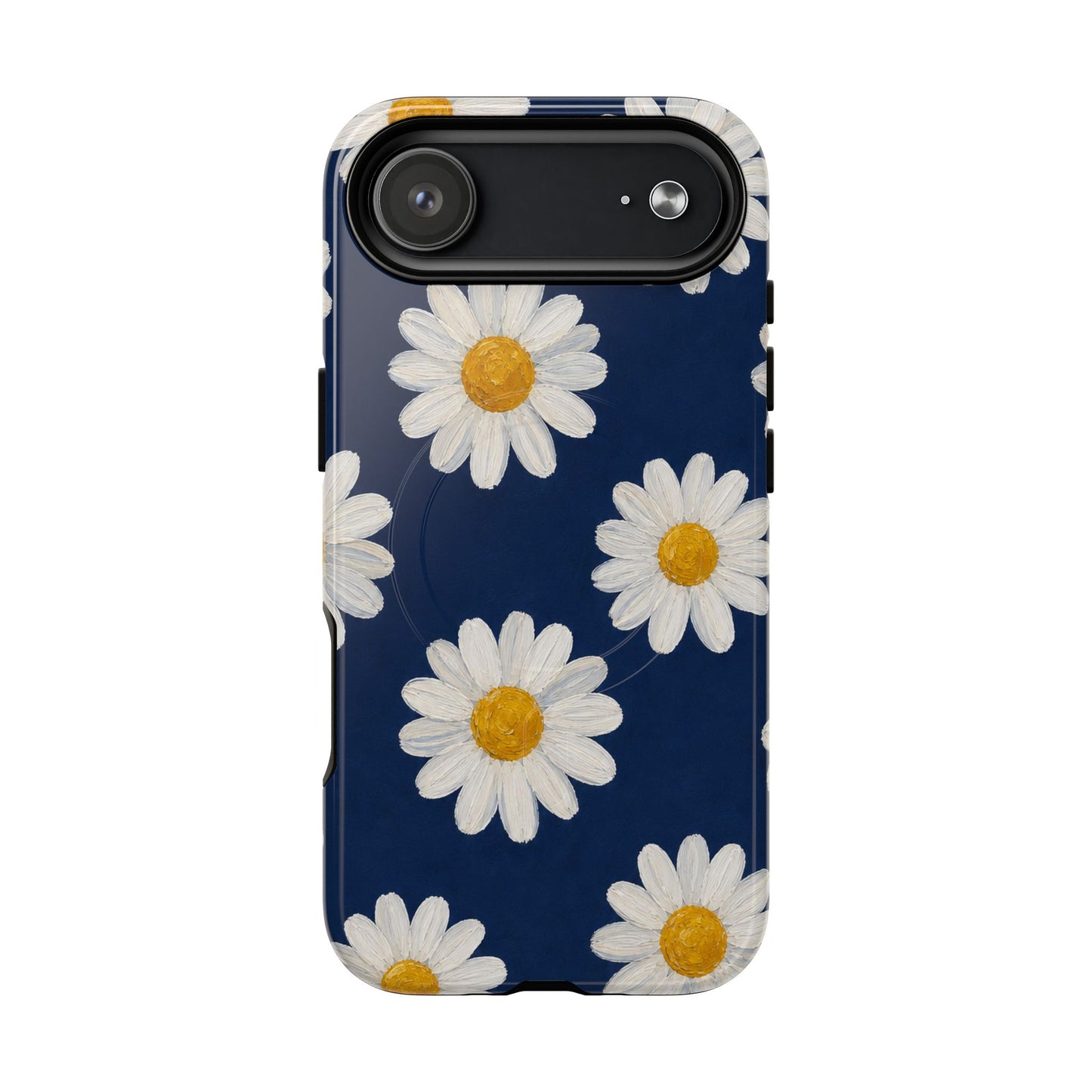 Navy Daisy Magnetic Case