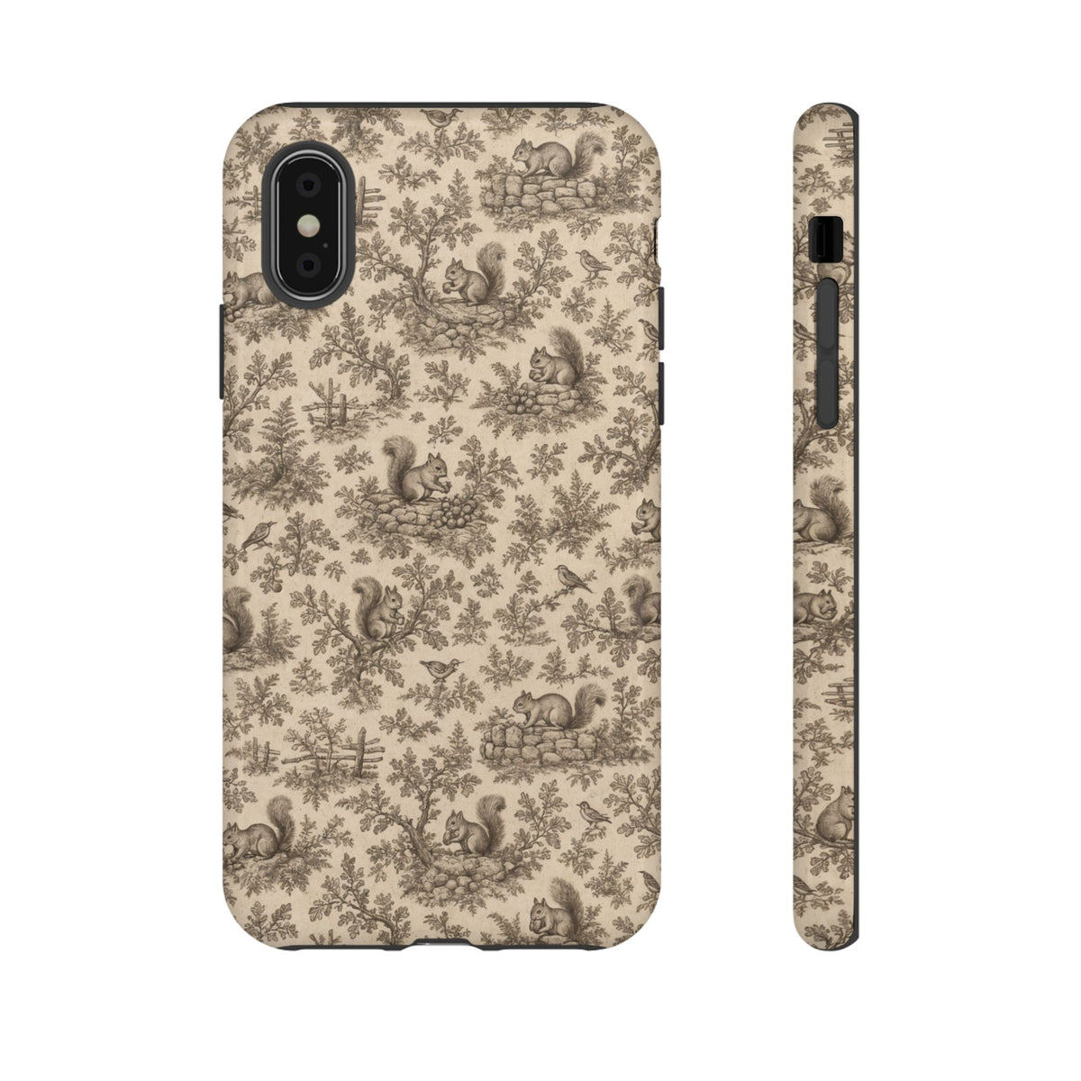 Squirrel Toile Tough Case