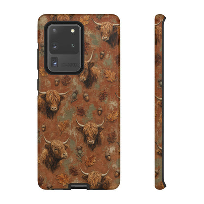 Autumn Highland Cow Tough Case