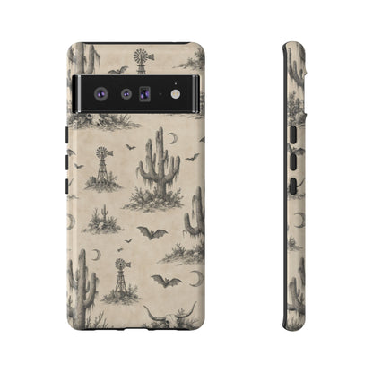 Spooky Desert Toile Tough Case