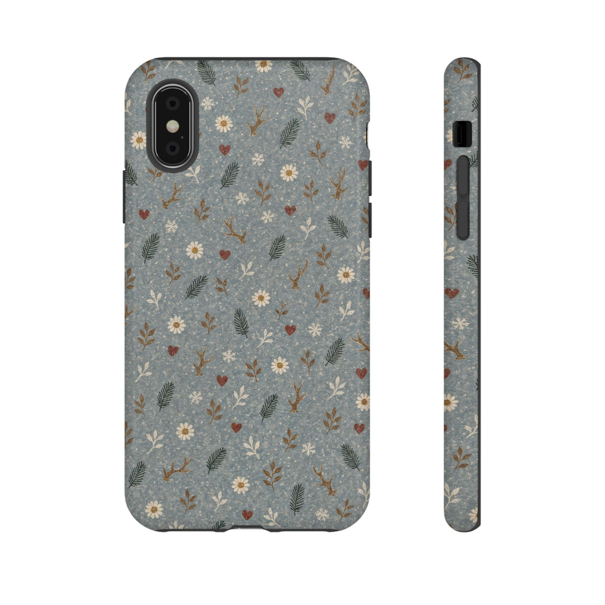 Antler Daisies Snow Tough Case