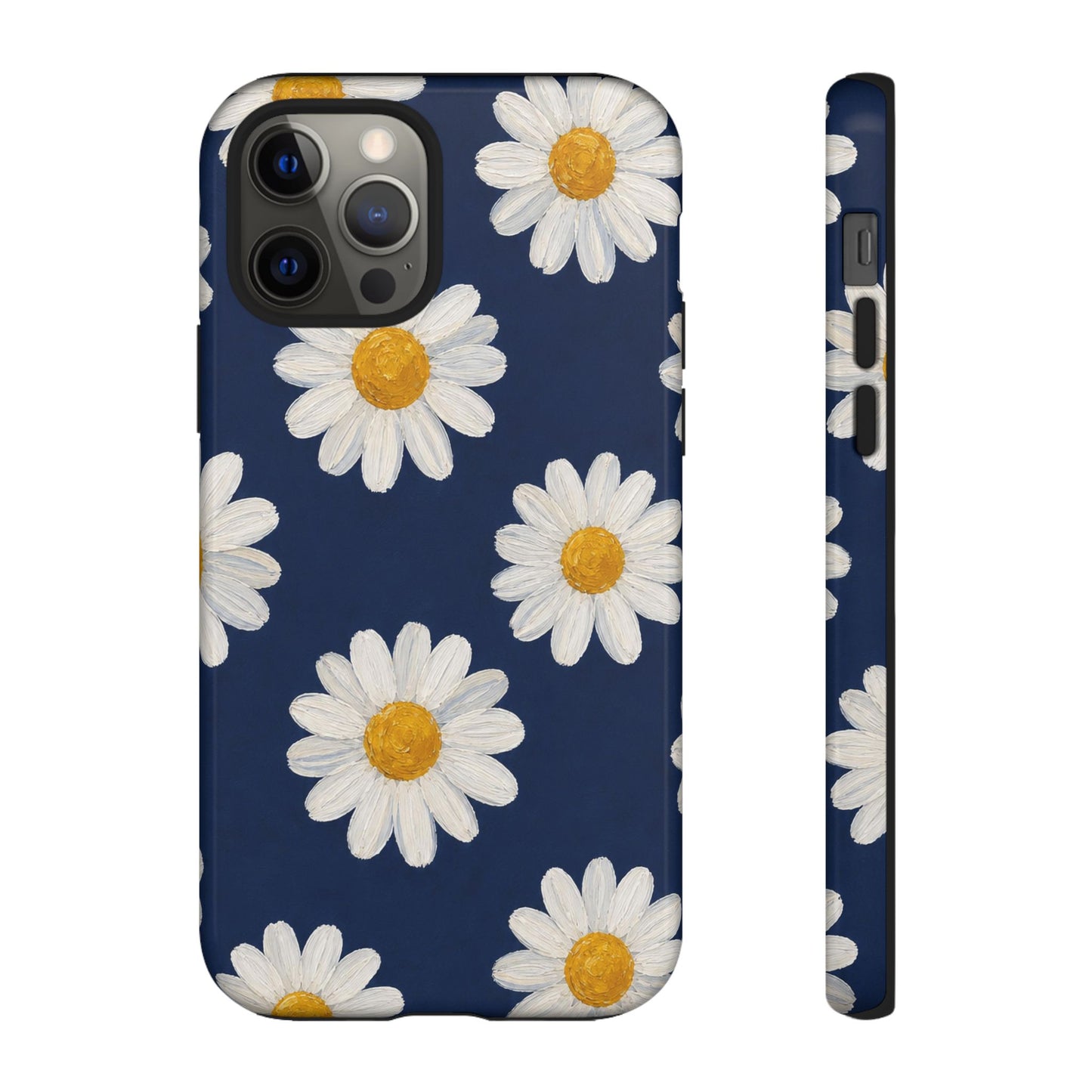 Navy Daisy Tough Case
