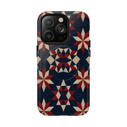 Patriotic Quilt Magnetic Case