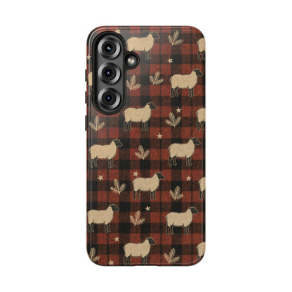 Plaid Sheep Tough Case