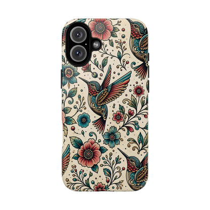 Retro Hummingbird Tough Case