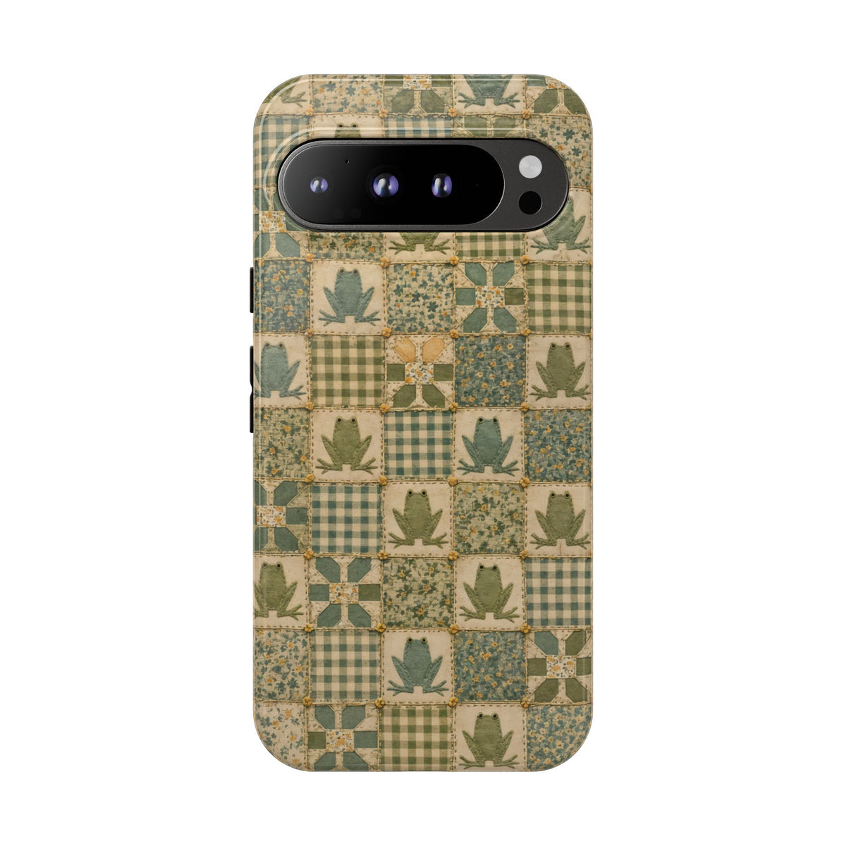 Frog Quilt Tough Case