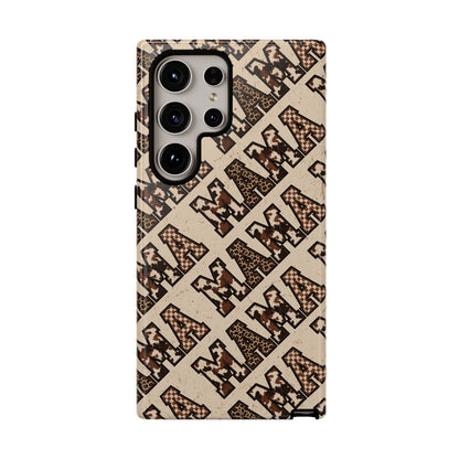 Grunge Cowhide Mama Tough Case