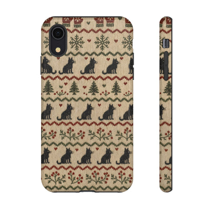 Black Cat Sweater Tough Case