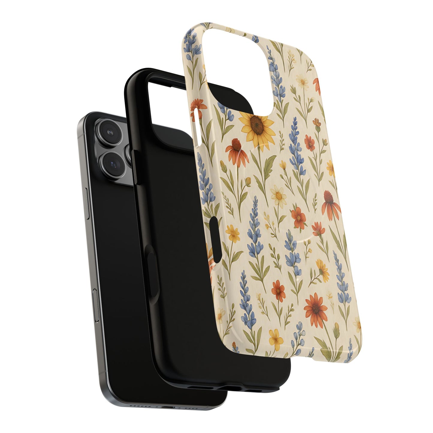 Rustic Wildflowers Magnetic Case