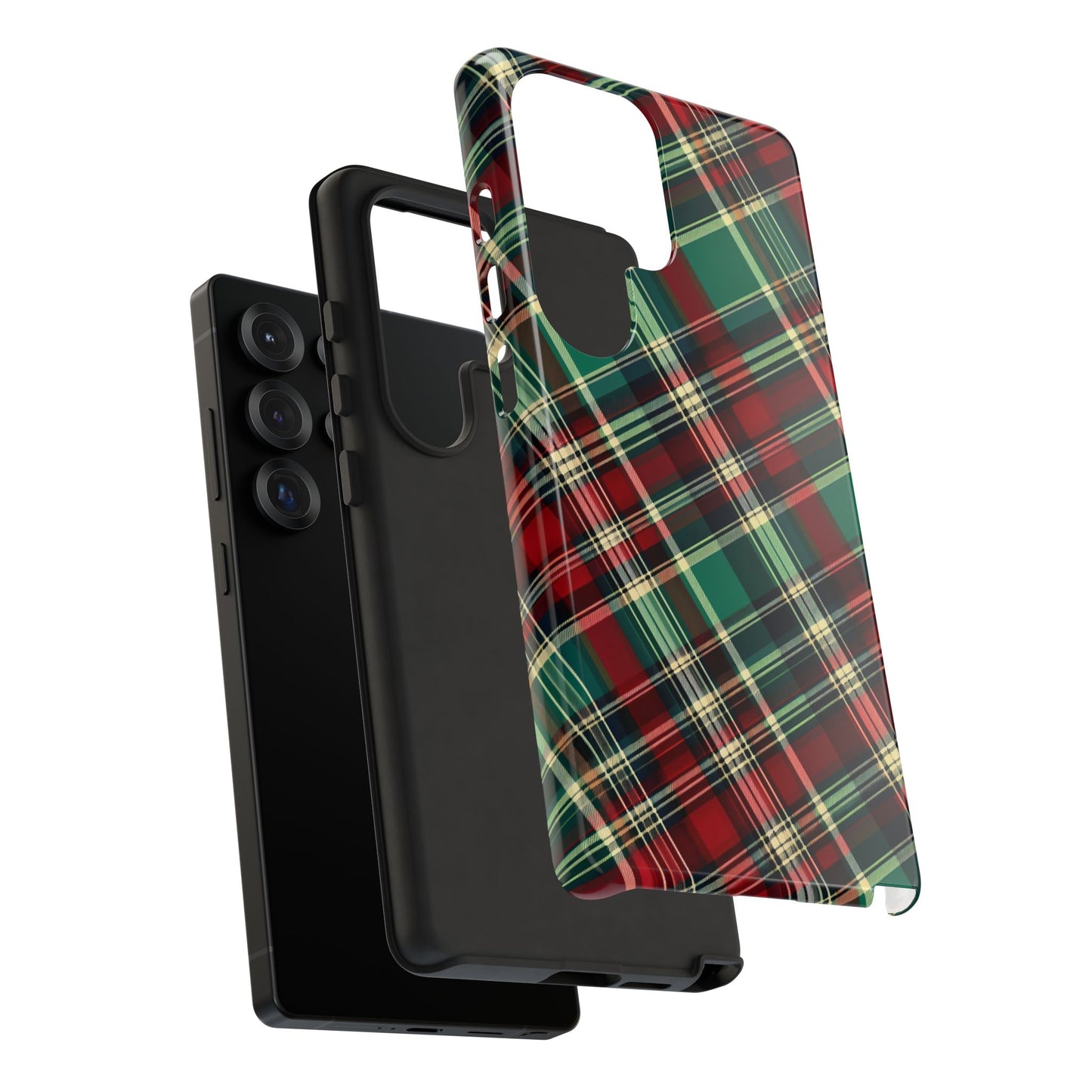 Country Christmas Plaid Tough Phone Case