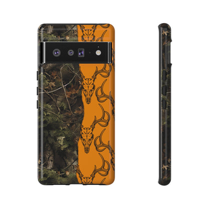 Camo Deer Skulls Orange Tough Case