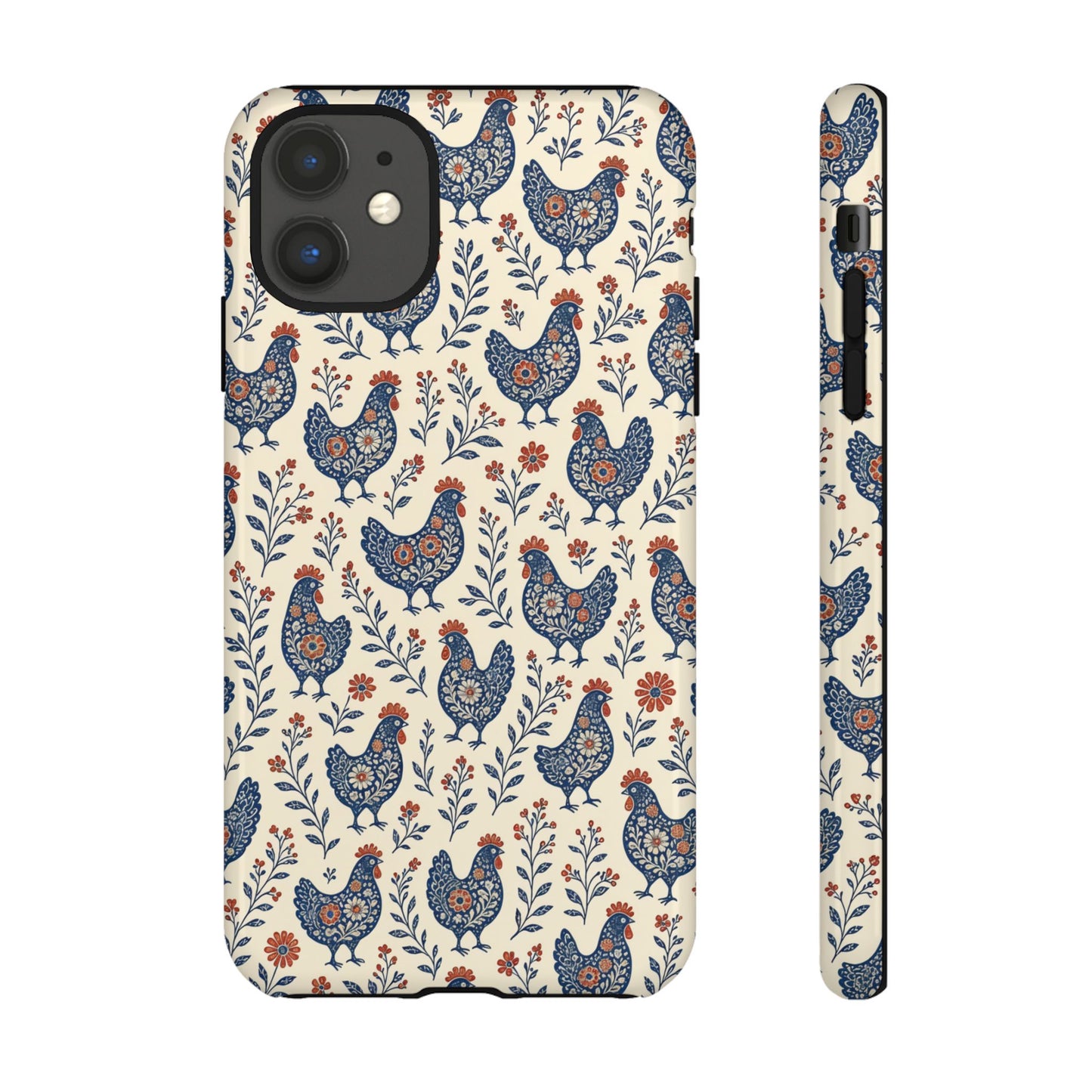Folk Hens Tough Case