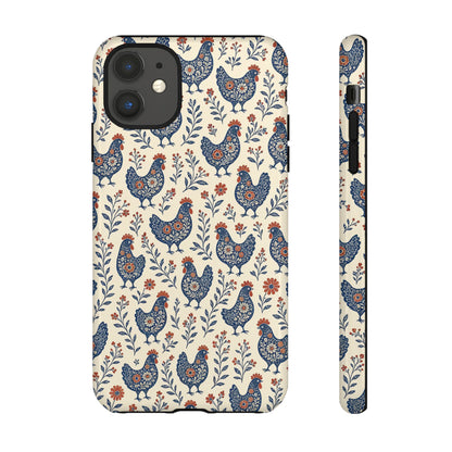 Folk Hens Tough Case