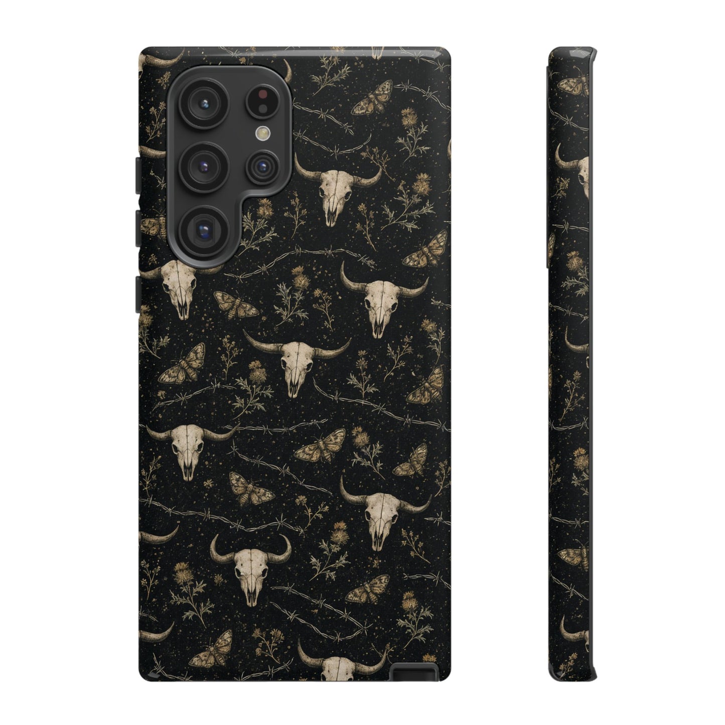 Bull Skull Barbwire Tough Case