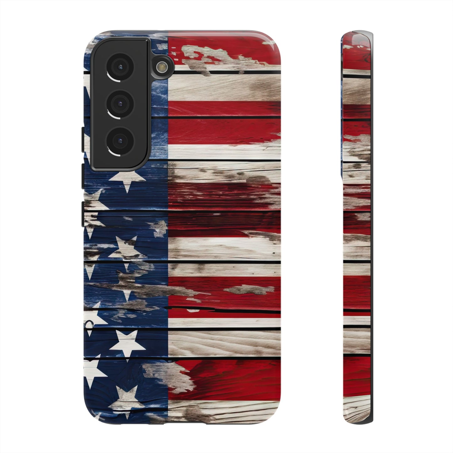 Wood Stars Stripes Tough Case