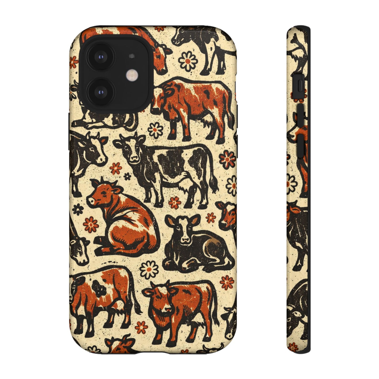 Retro Cows Tough Case