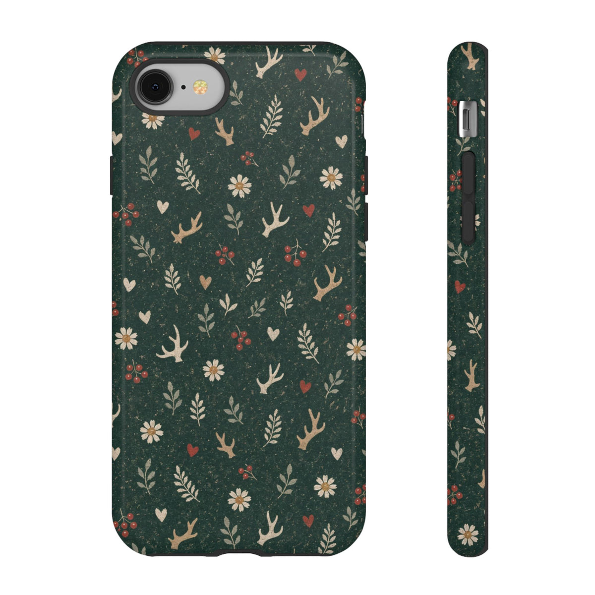 Antler Daisies Evergreen Tough Case