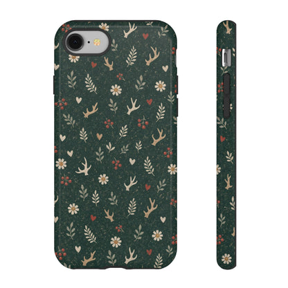 Antler Daisies Evergreen Tough Case