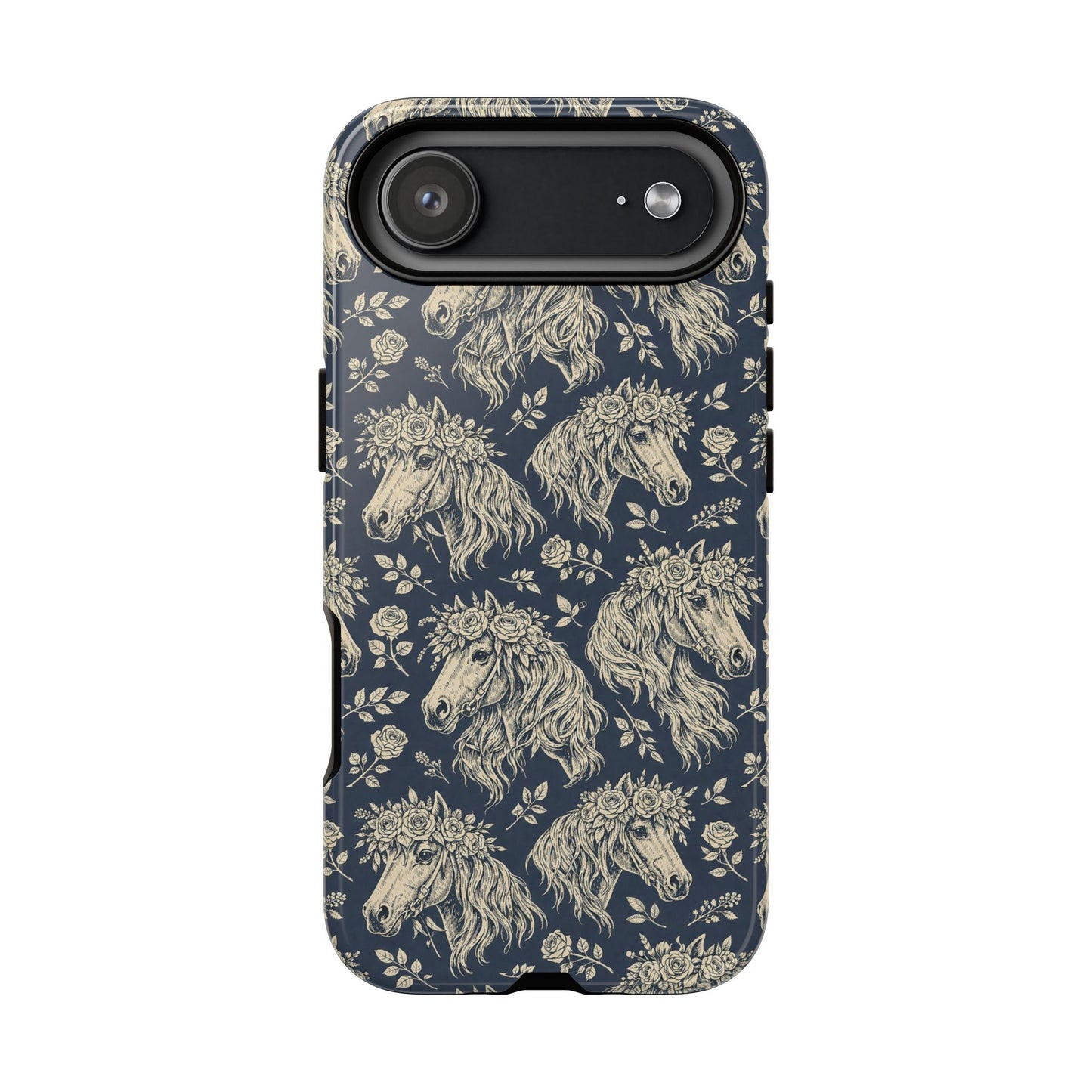 Floral Horses Tough Case