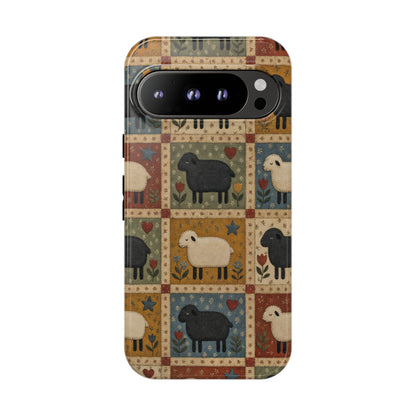 Sheep Quilt Tough Case