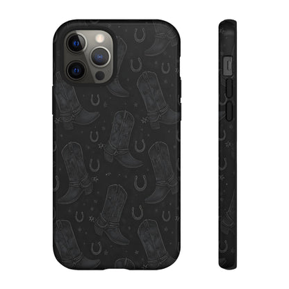 Western Noir Boots Tough Case