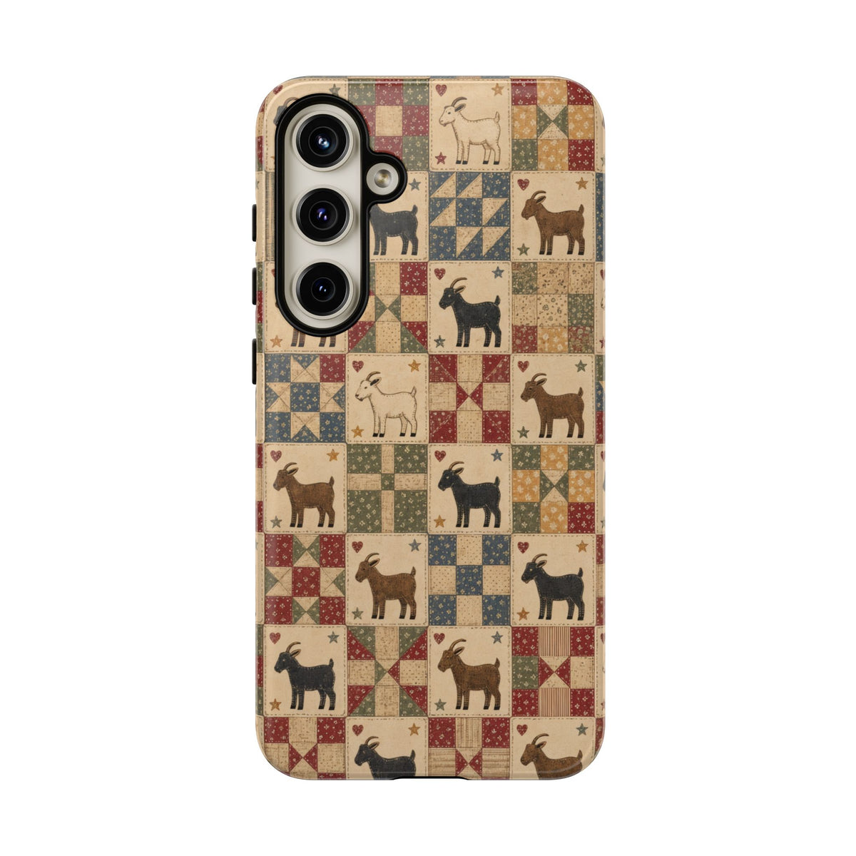 Goat Quilt Tough Case