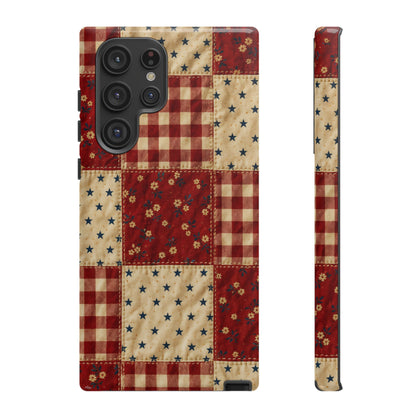 Gingham Stars Tough Case