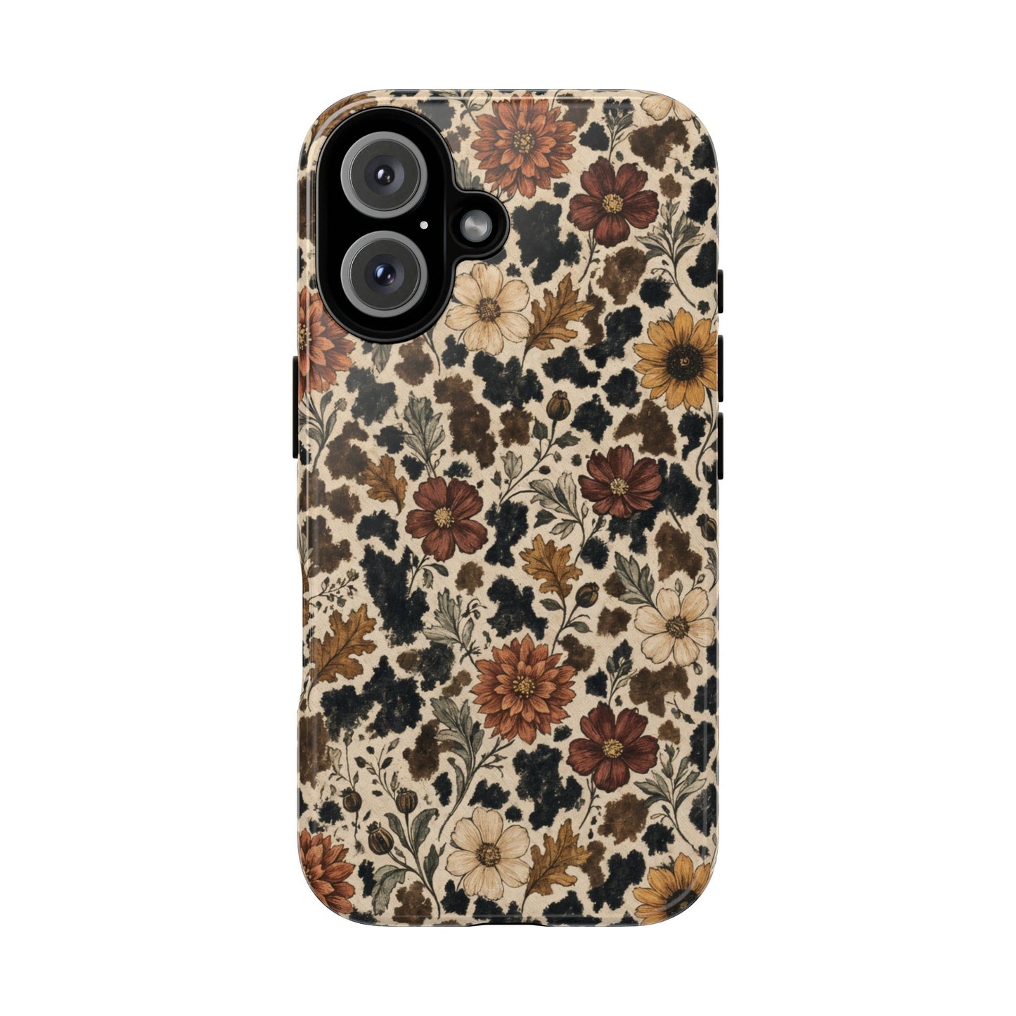 Autumn Cowhide Bloom Tough Case