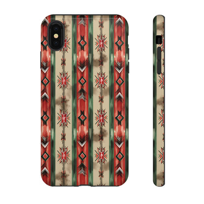 Christmas Aztec Stripes Tough Case