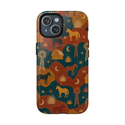 Ranch Horses Magnetic Case