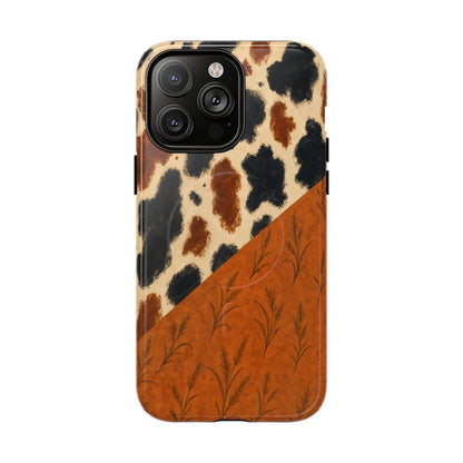 Harvest Cowhide Swaths Magnetic Case