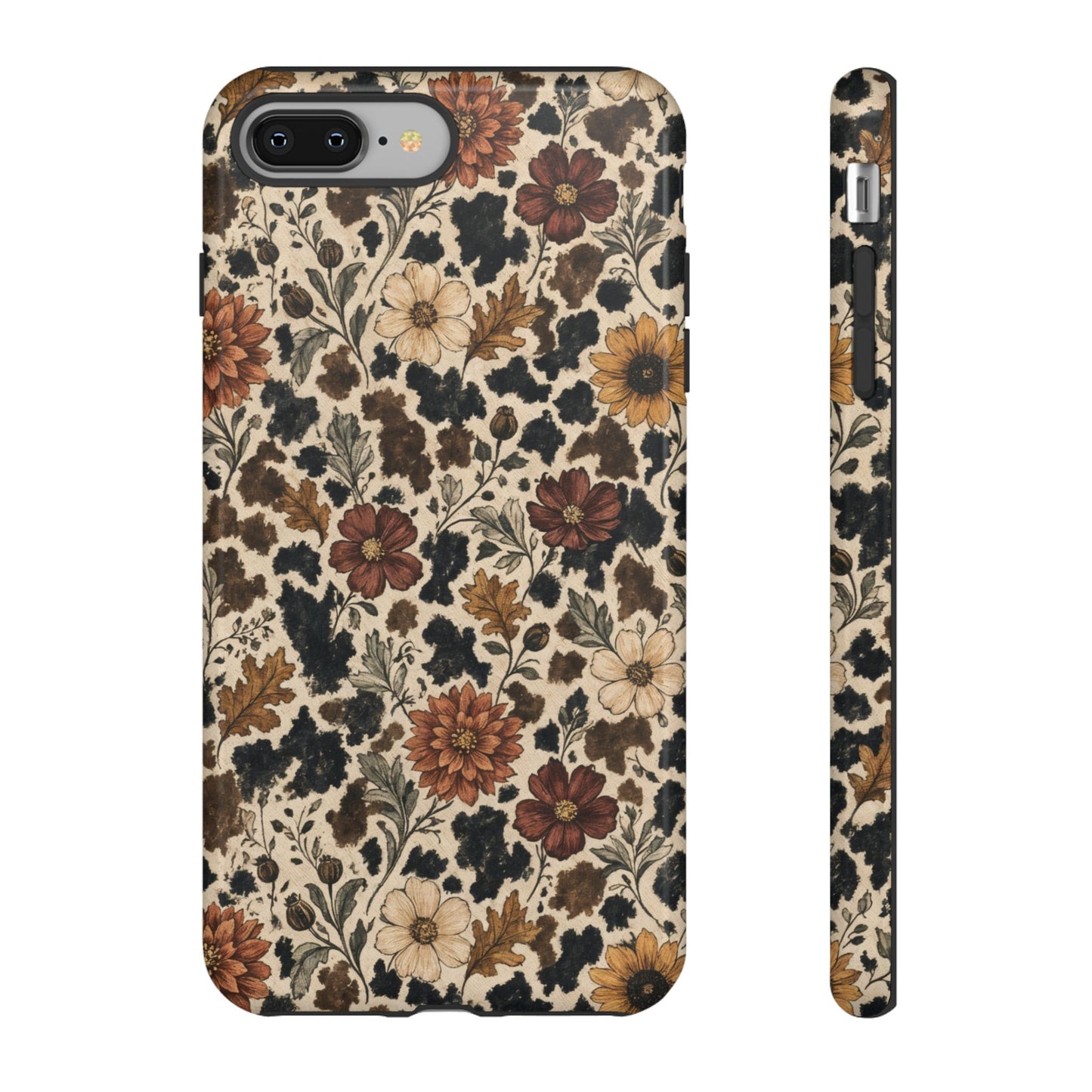 Autumn Cowhide Bloom Tough Case