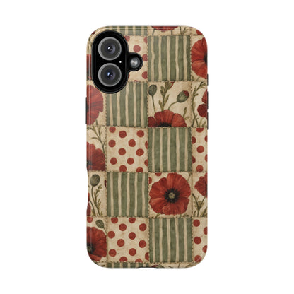 Poppy Patchwork Tough Case