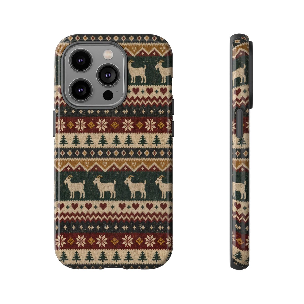 Fair Isle Goats Tough Case