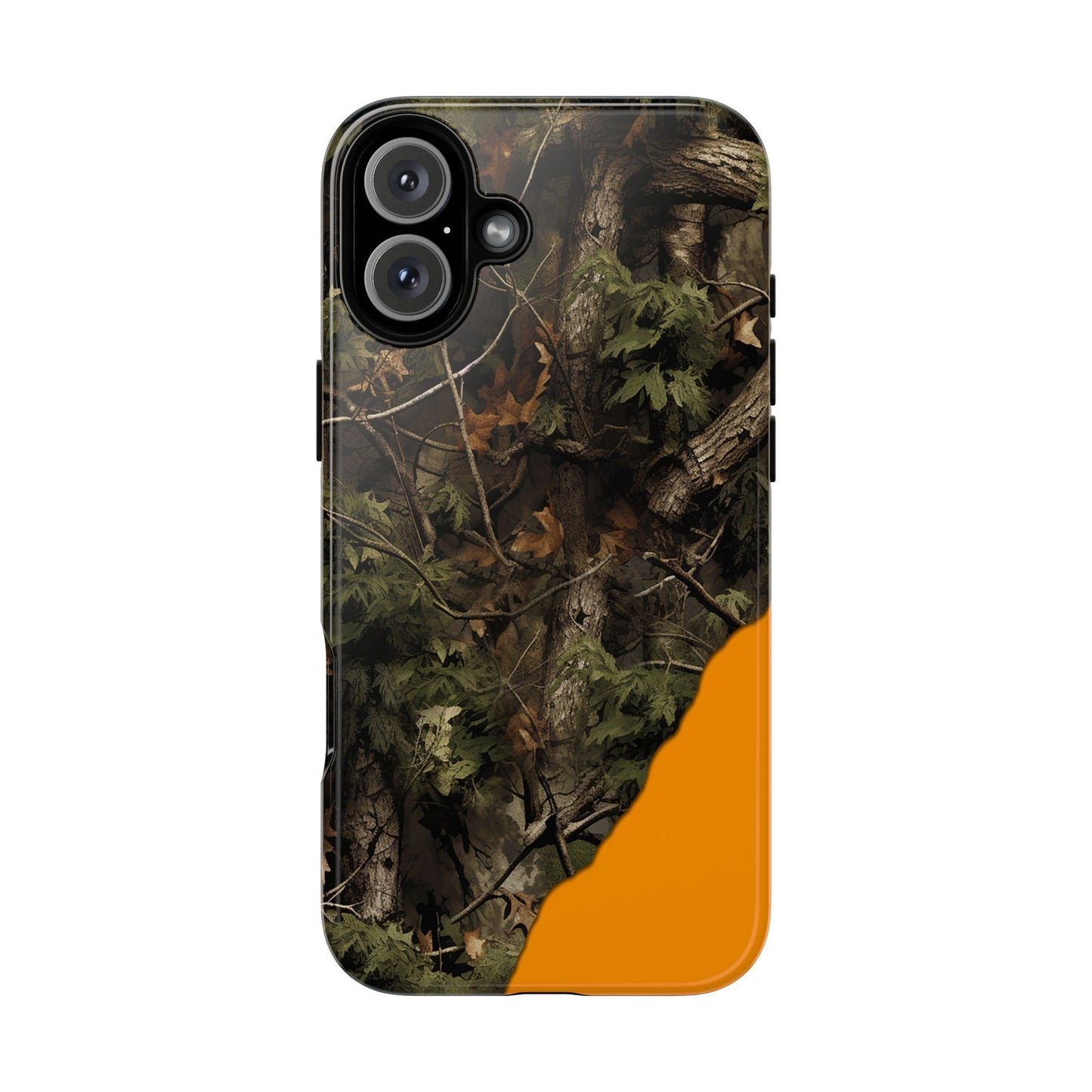 Torn Camo Orange Tough Case