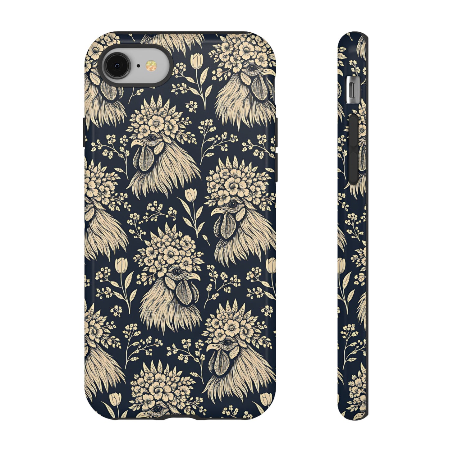 Floral Rooster Tough Case