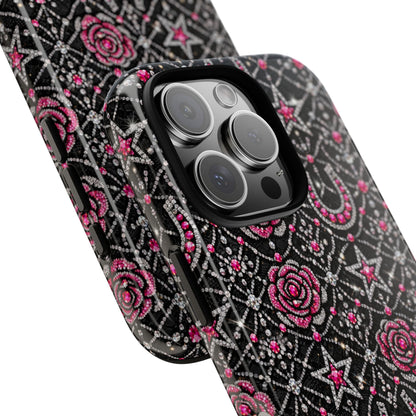 Rhinestone Rose Tough Case