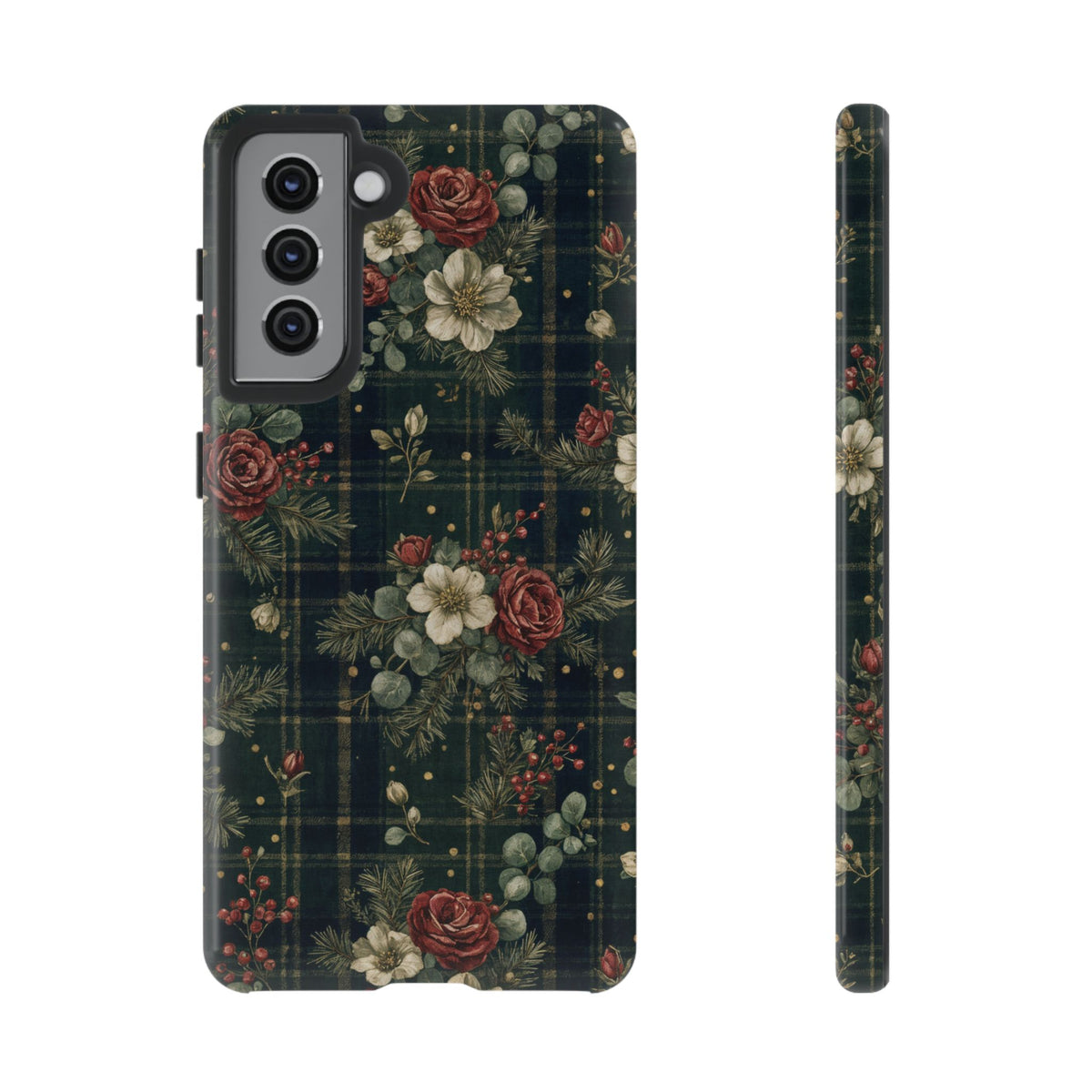 Tartan Roses Tough Case