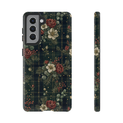 Tartan Roses Tough Case