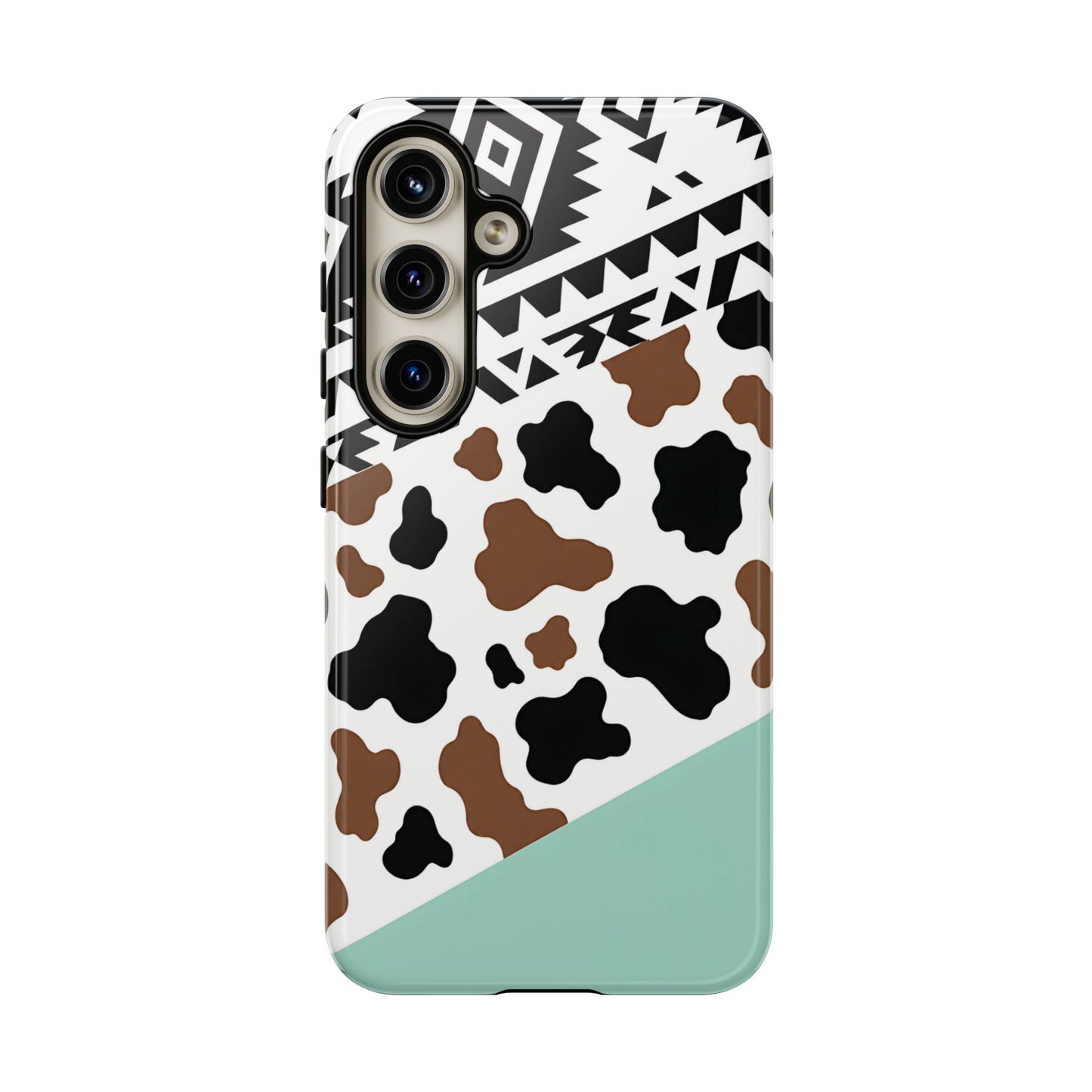 Mint Aztec Cowhide Tough Case