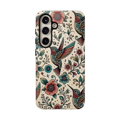 Retro Hummingbird Tough Case