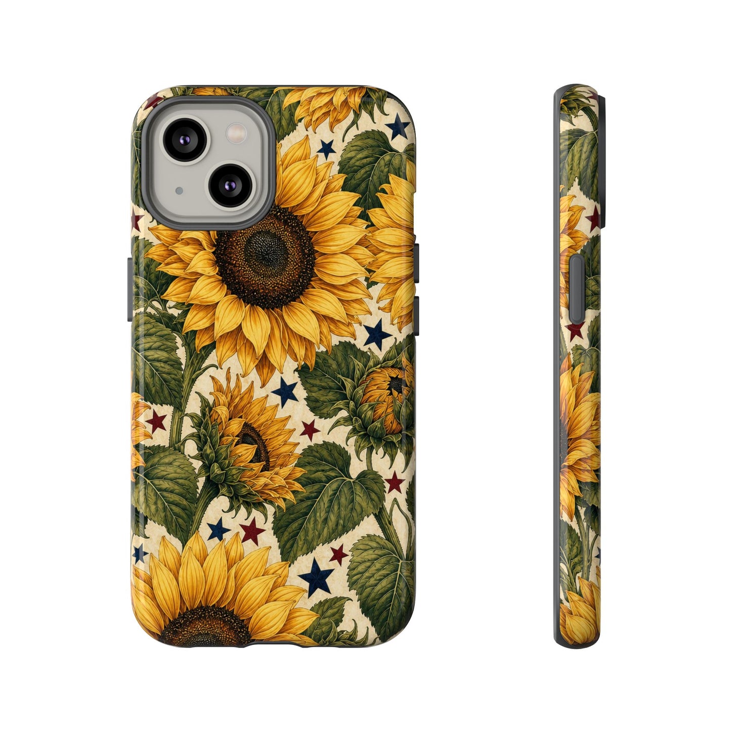 Stars And Sunflowers Tough Case