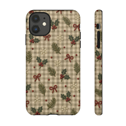 Gingham Holly Tough Case