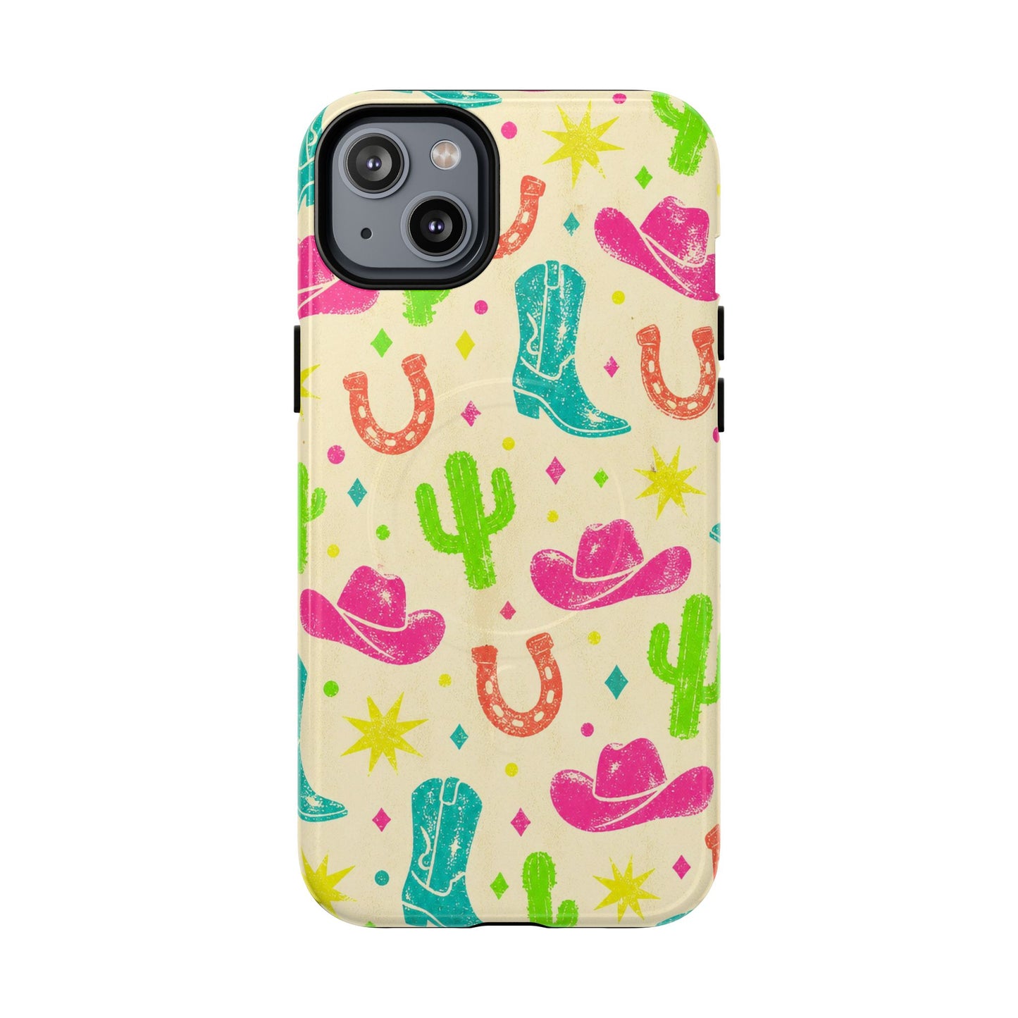 Neon Stamp Magnetic Case