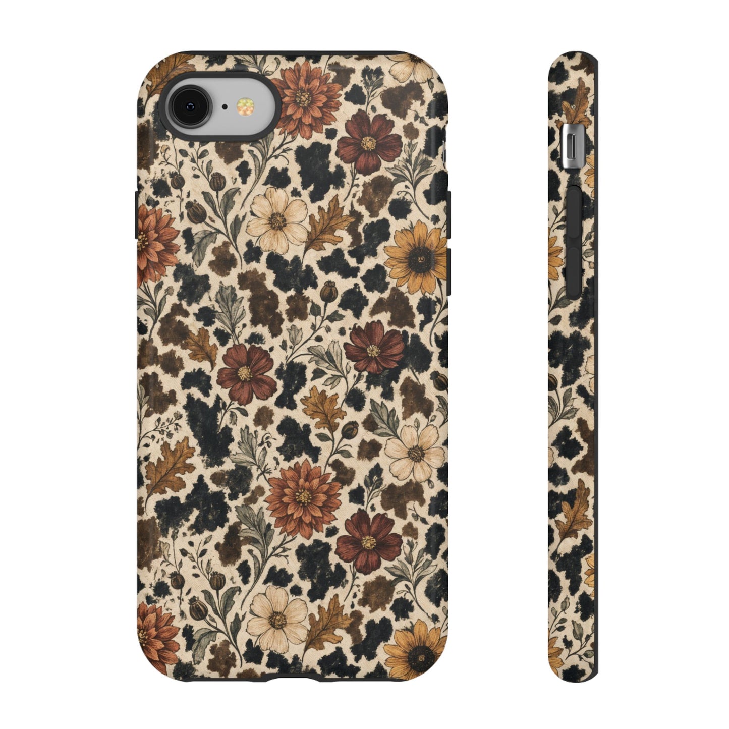 Autumn Cowhide Bloom Tough Case