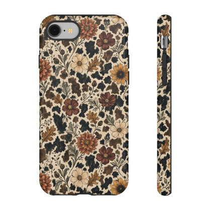 Autumn Cowhide Bloom Tough Case