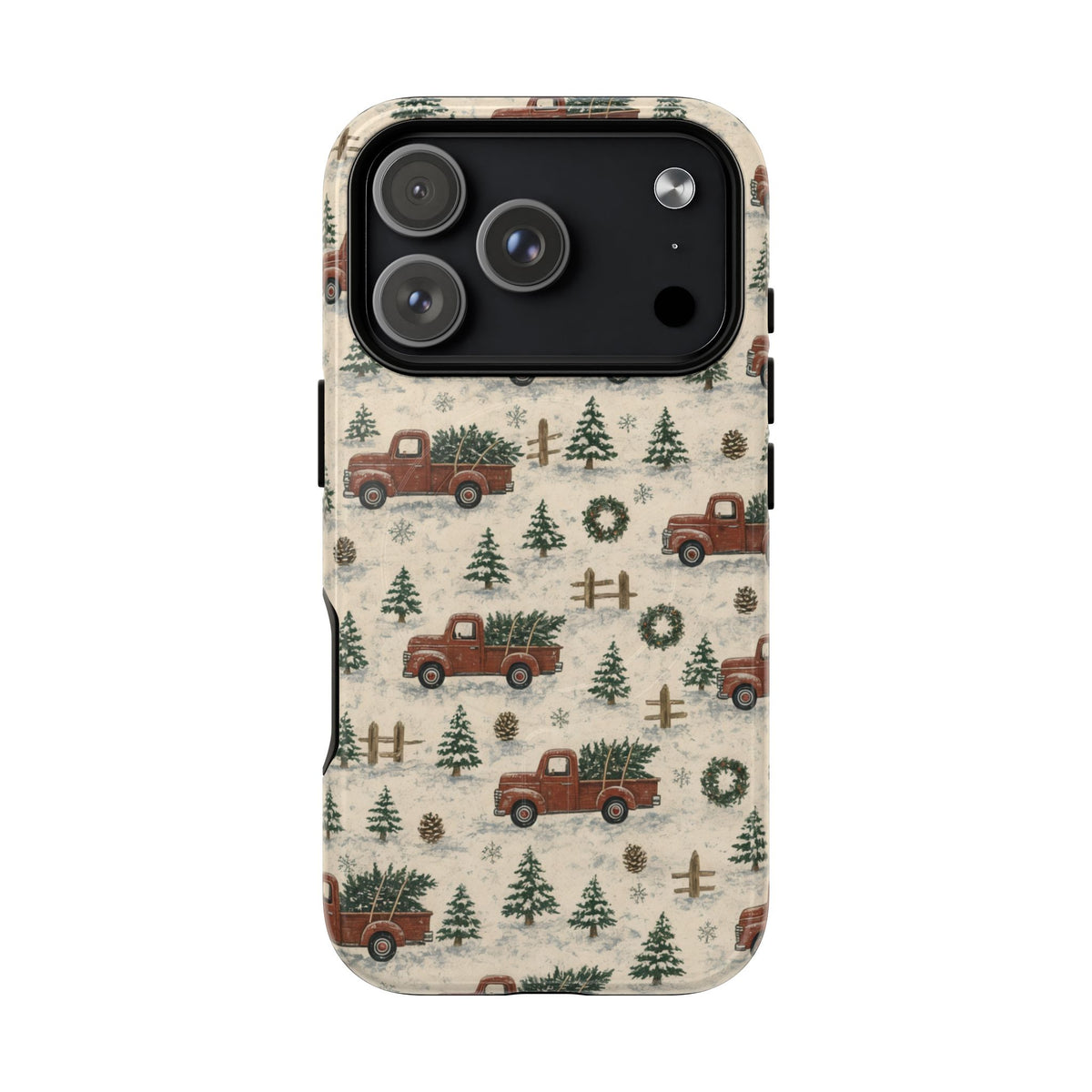 Red Truck Tree Farm Magnetic Case